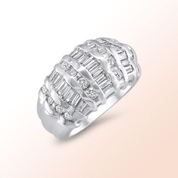 Platinum Diamond Band 1.46Ct.