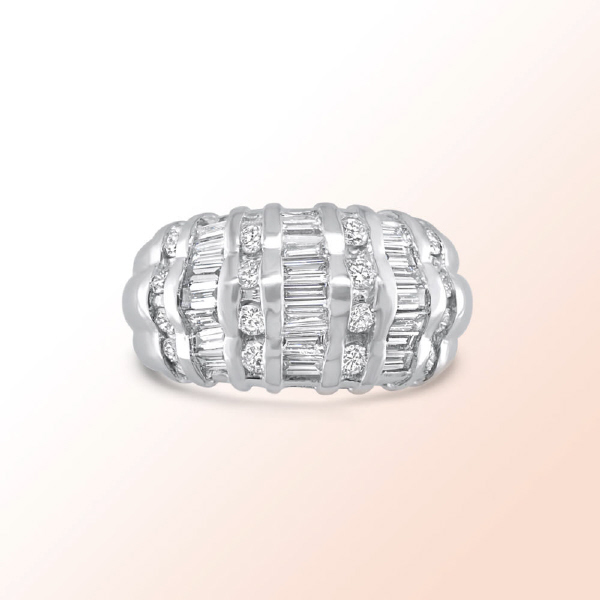 Platinum Diamond Band 1.46Ct.