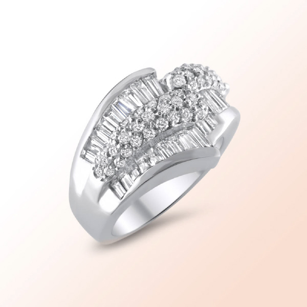 Platinum Diamond Band 1.66Ct.