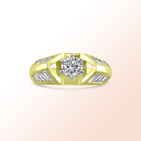 Ladies 14k.y. Diamond Engagement Ring 2.09Ct.