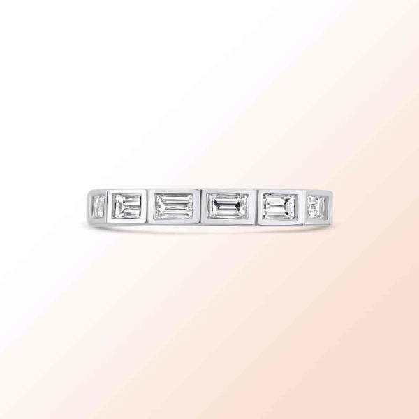 14K.W. ANNIVERSARY BAND 0.57CT.