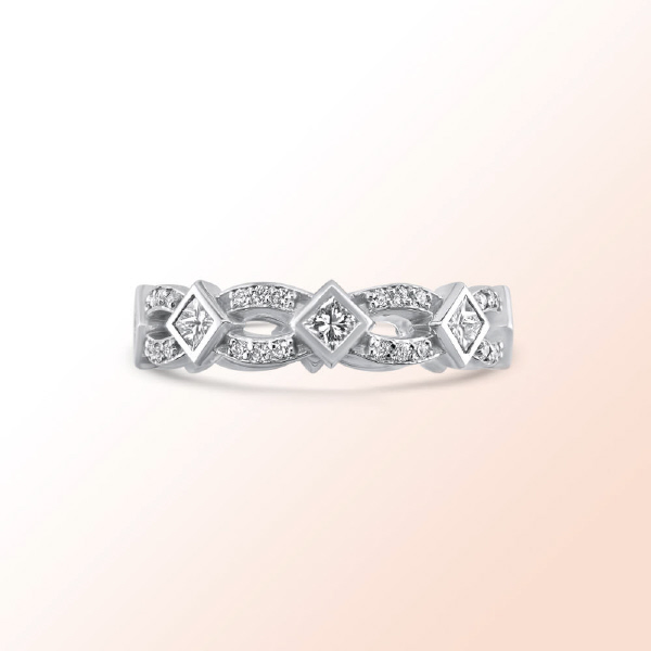 14k.w. Diamond Eternity Ring 1.14Ct.