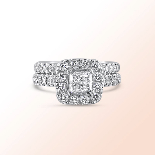 14k.w. Diamond Wedding Set 2Ct.