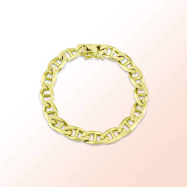 14K. Yellow Gold Marine Link Bracelet