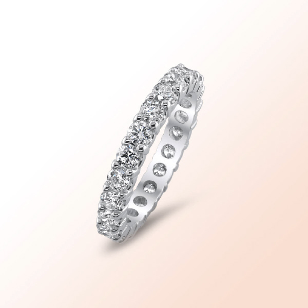 14k.w. gold Eternity Diamond Band 2 Ct.