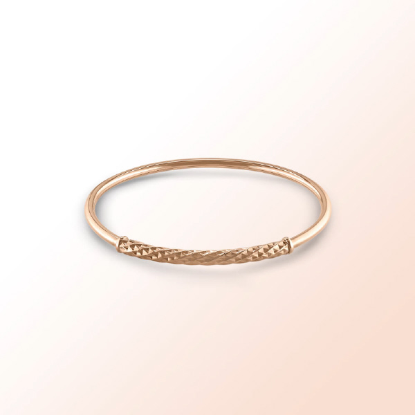 14k. It. Fancy Light  Bangle