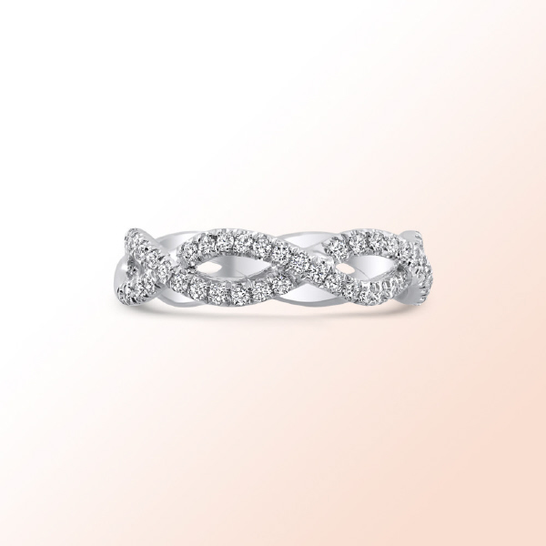 14k.w. Diamond Anniversary band 0.29Ct.