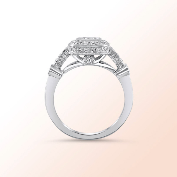 Platinum Diamond Ring 1.45Ct.